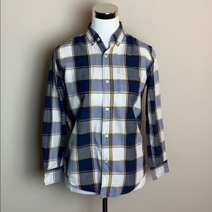 GAP kids boys Plaid button down top
